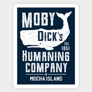 Moby Dick Humaning Company - Anti Whaling T-Shirt Sticker